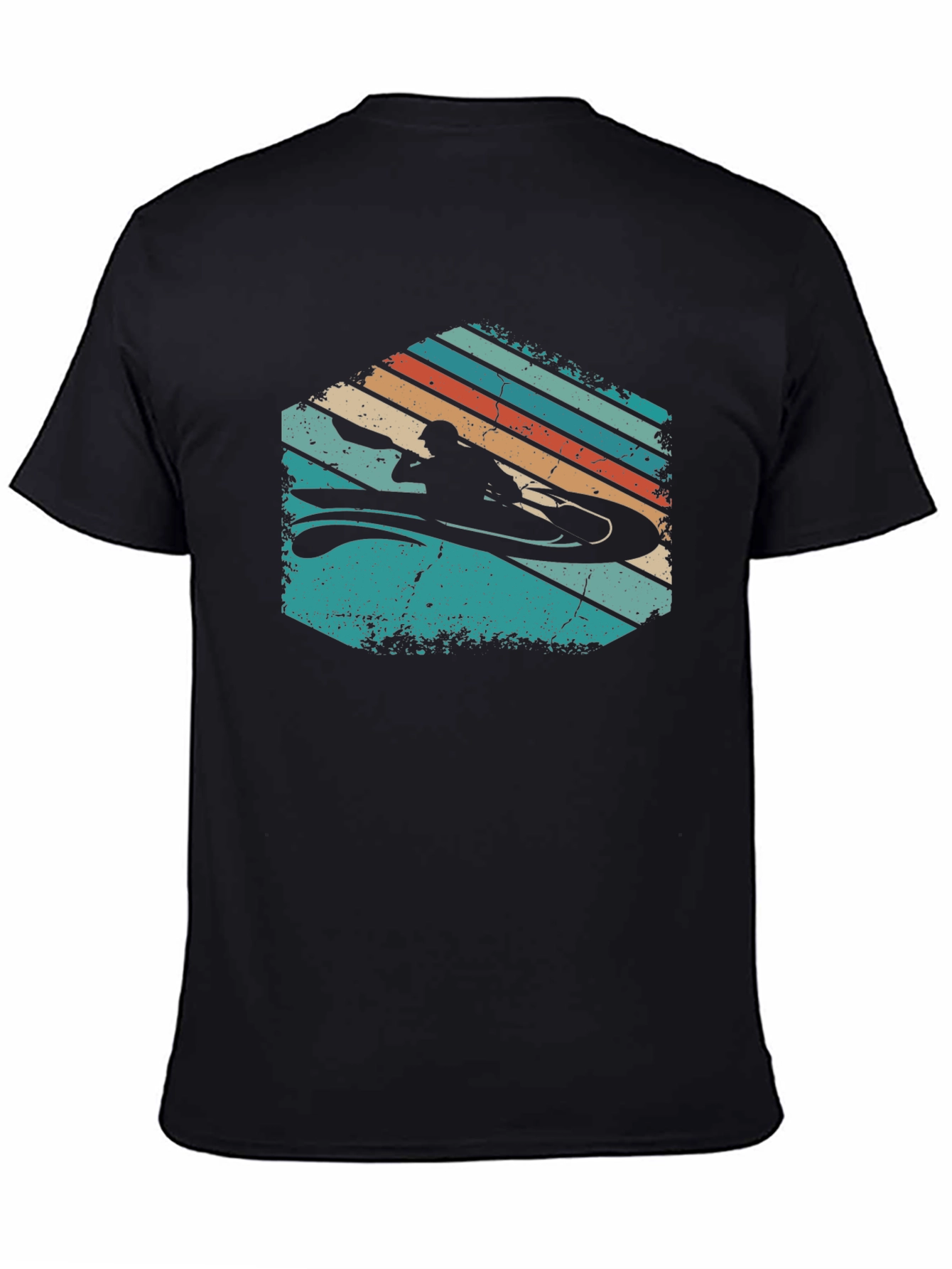 Retro Kayak T-Shirt - Adventure Ready