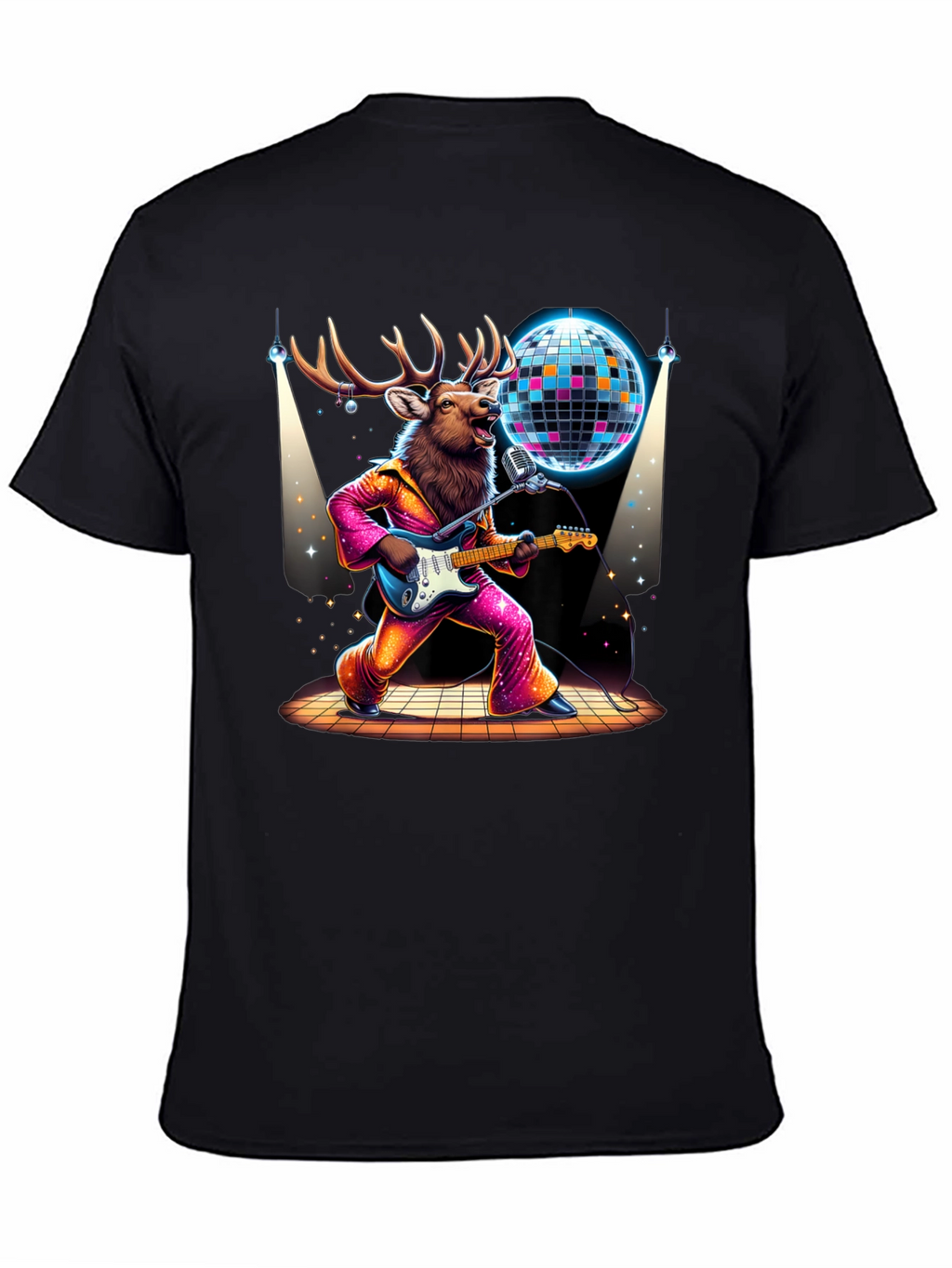 Disco Deer Graphic Tee