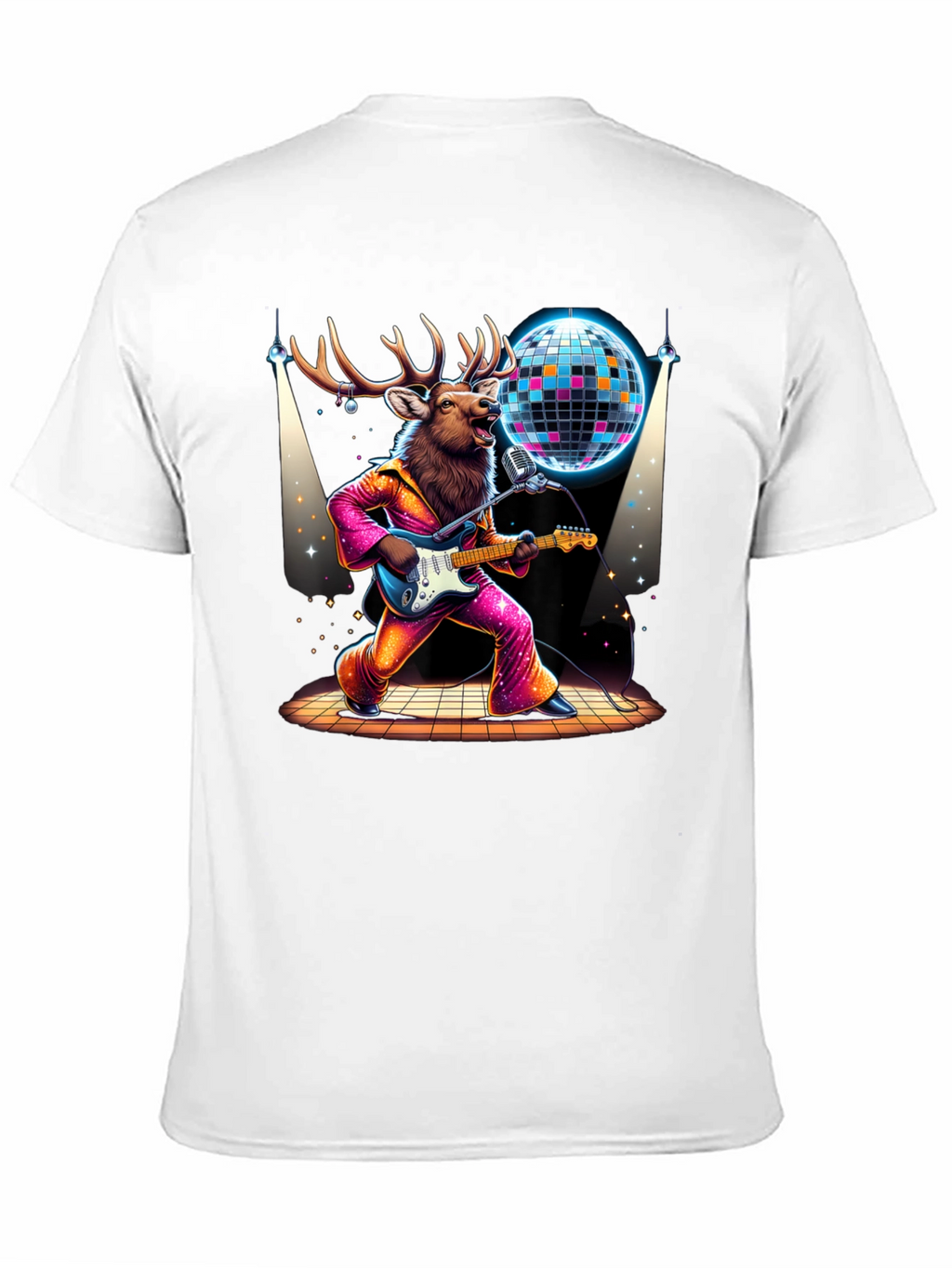 Disco Deer Graphic Tee