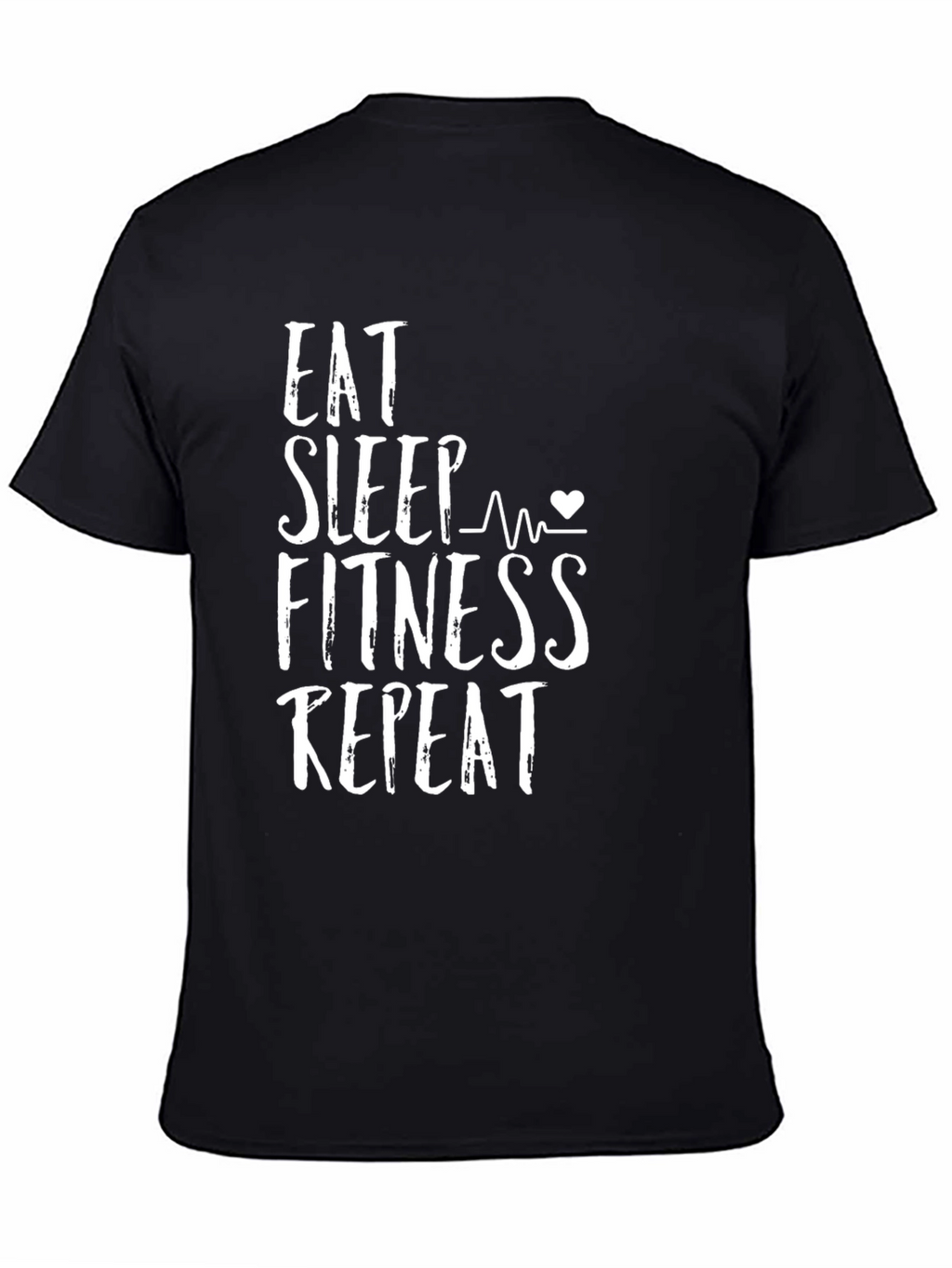 Eat Sleep Fitness Repeat Graphic Tee