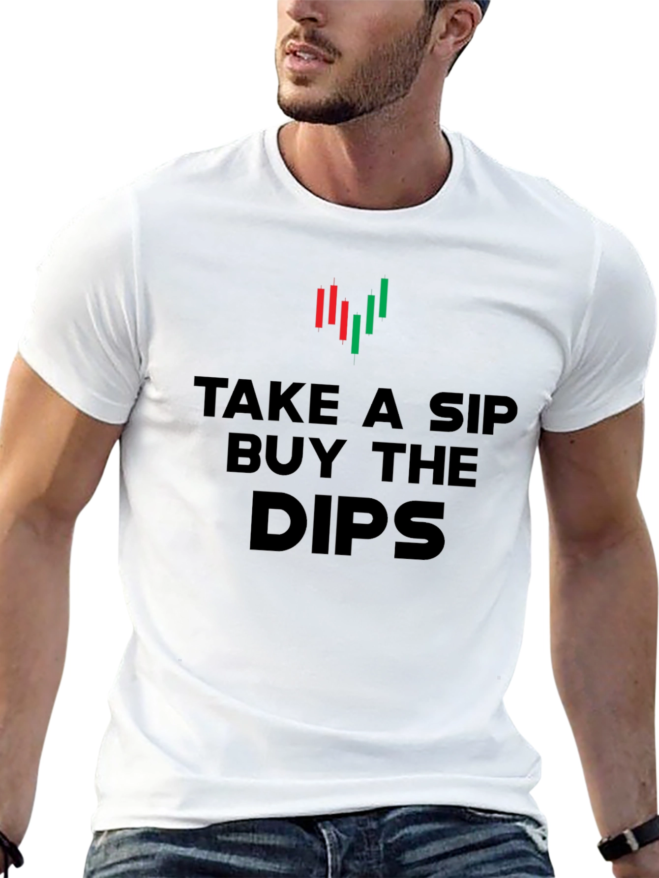 Buy the Dips Tee - Stock Market Investor T-Shirt