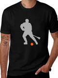 Lacrosse Player Graphic T-Shirt