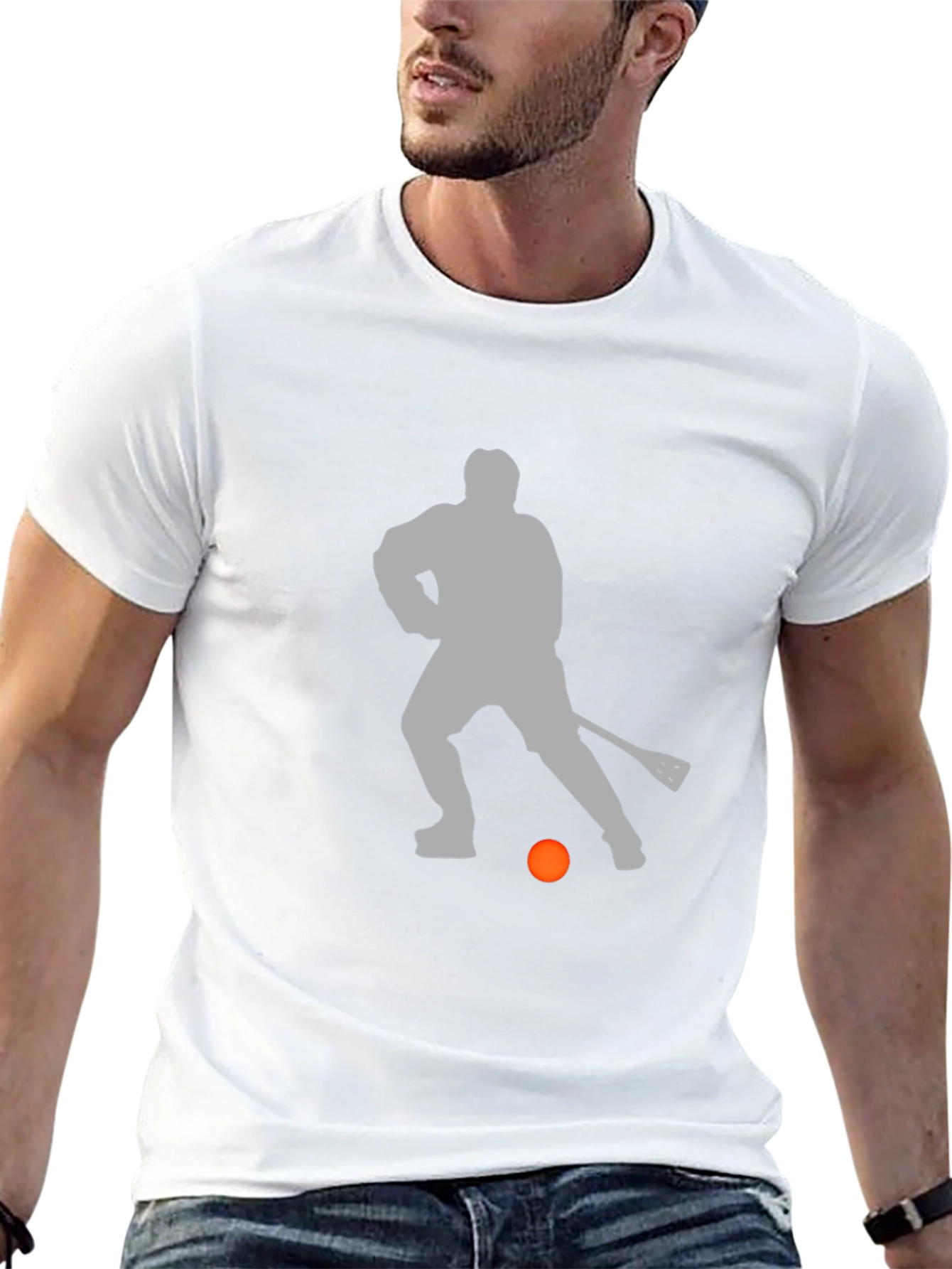 Lacrosse Player Graphic T-Shirt