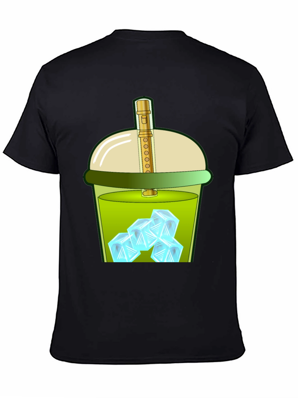 Iced Drink Graphic Tee - Trendy and Fun