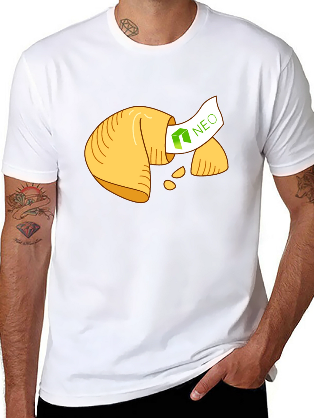 NEO Fortune Cookie Graphic Tee - Crypto Gift