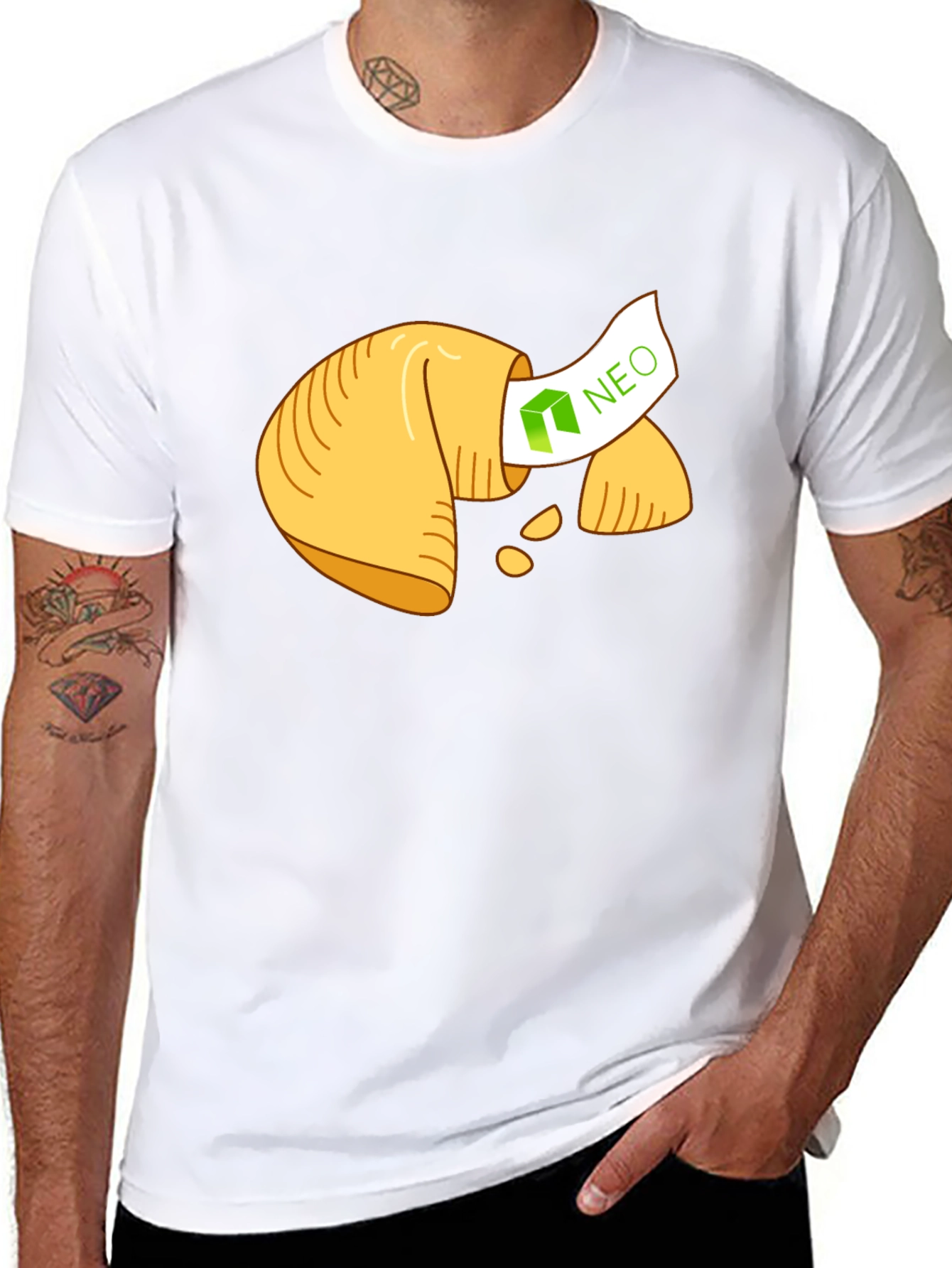 NEO Fortune Cookie Graphic Tee - Crypto Gift