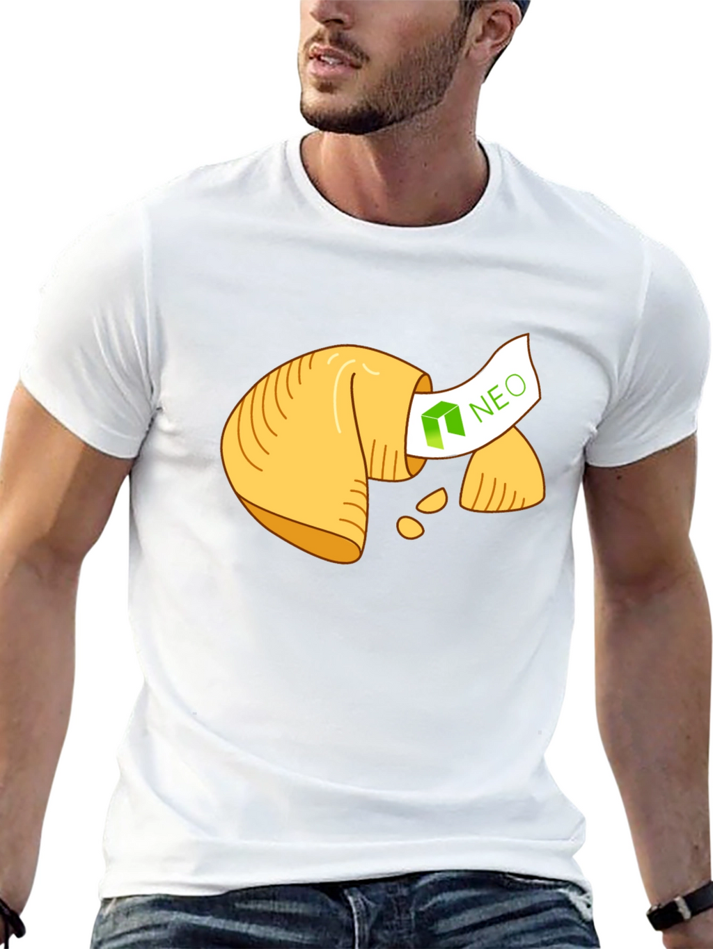 NEO Fortune Cookie Graphic Tee - Crypto Gift
