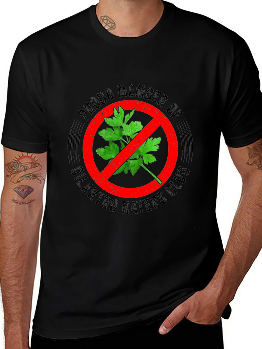 Cilantro Haters Club T-Shirt - Anti-Cilantro Tee