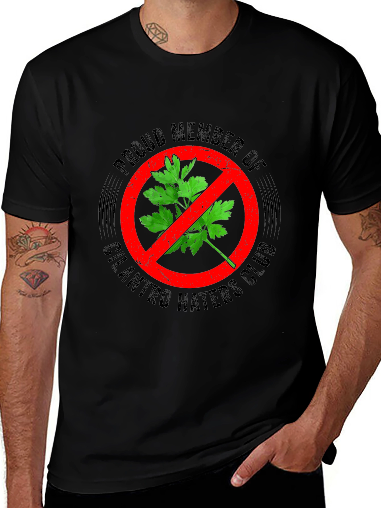 Cilantro Haters Club T-Shirt - Anti-Cilantro Tee