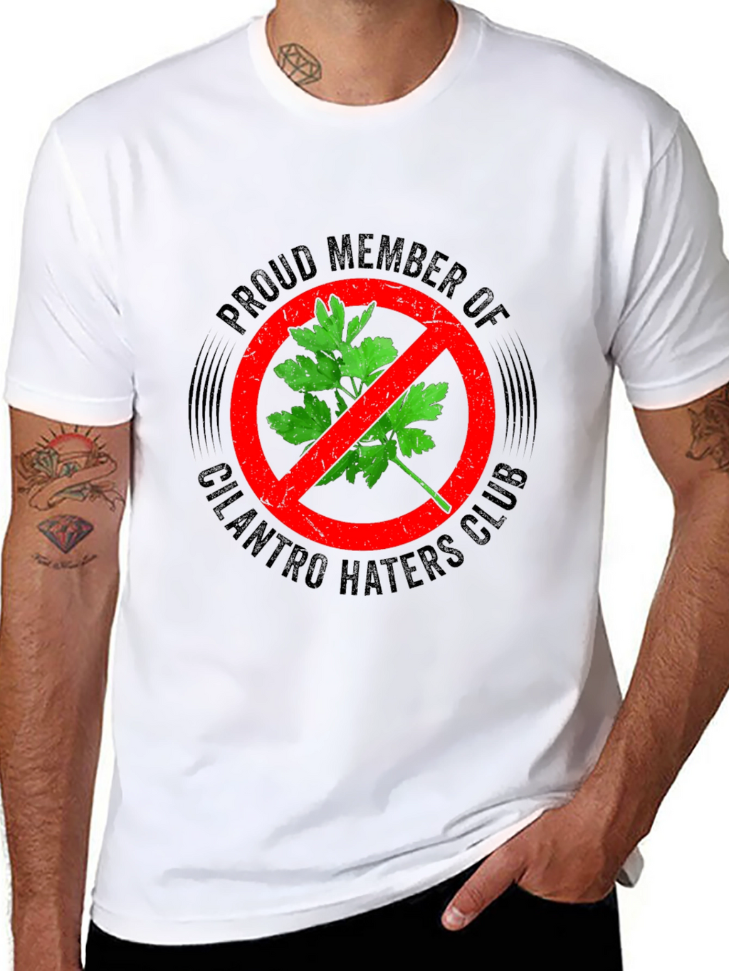 Cilantro Haters Club T-Shirt - Anti-Cilantro Tee