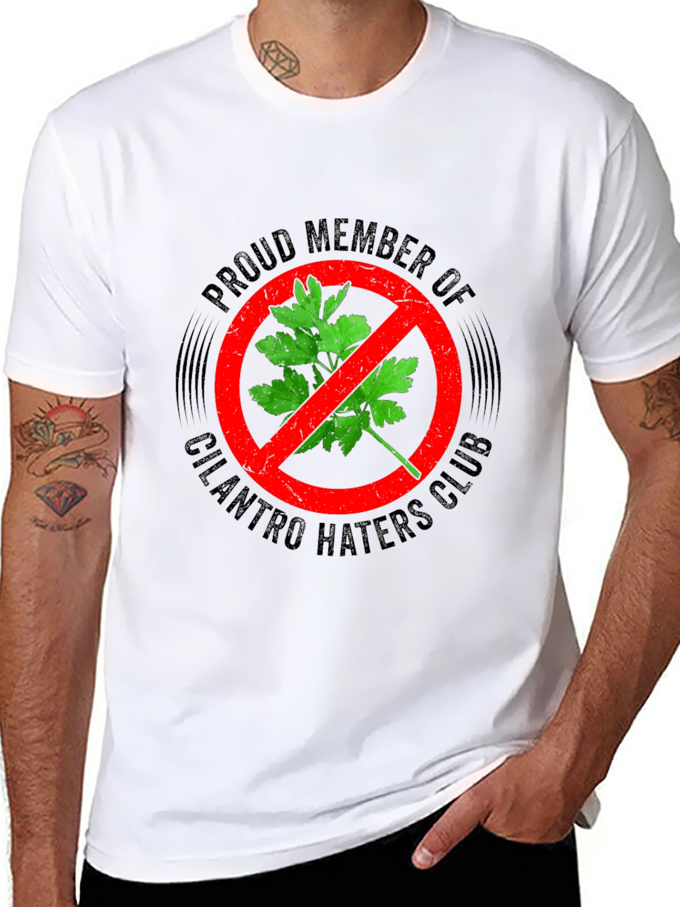 Cilantro Haters Club T-Shirt - Anti-Cilantro Tee