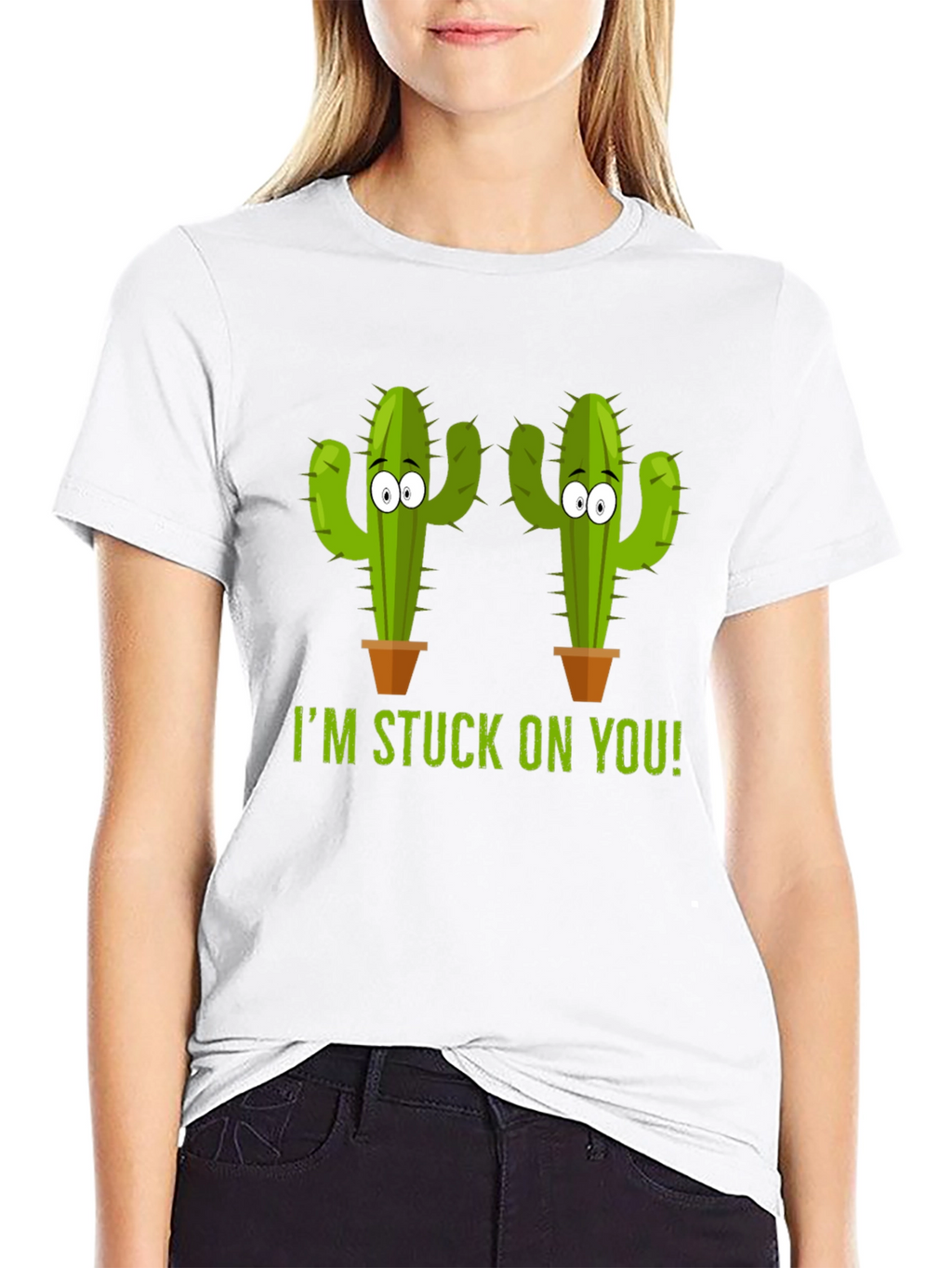 Im Stuck On You Cactus Graphic Tee