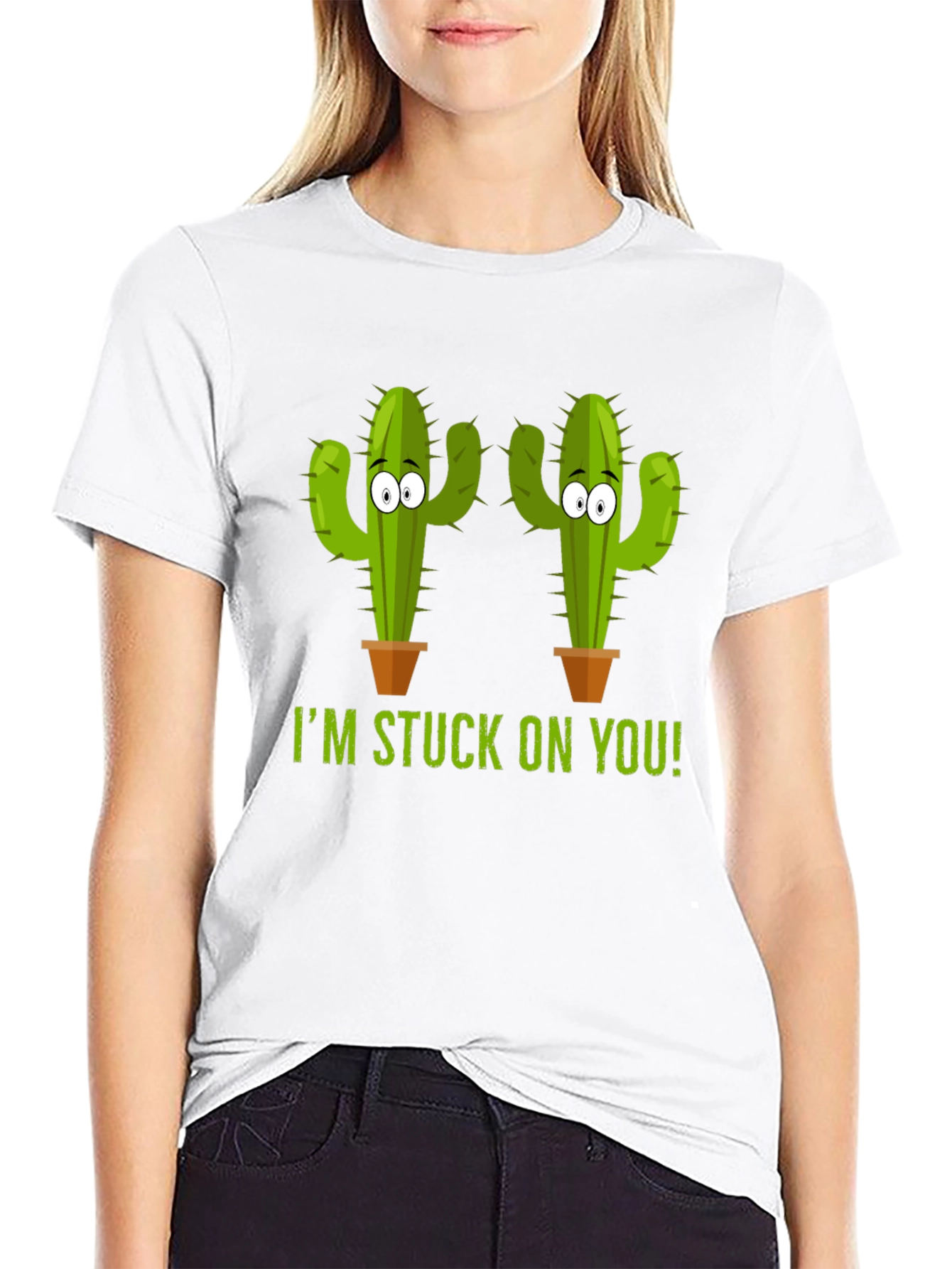 Im Stuck On You Cactus Graphic Tee