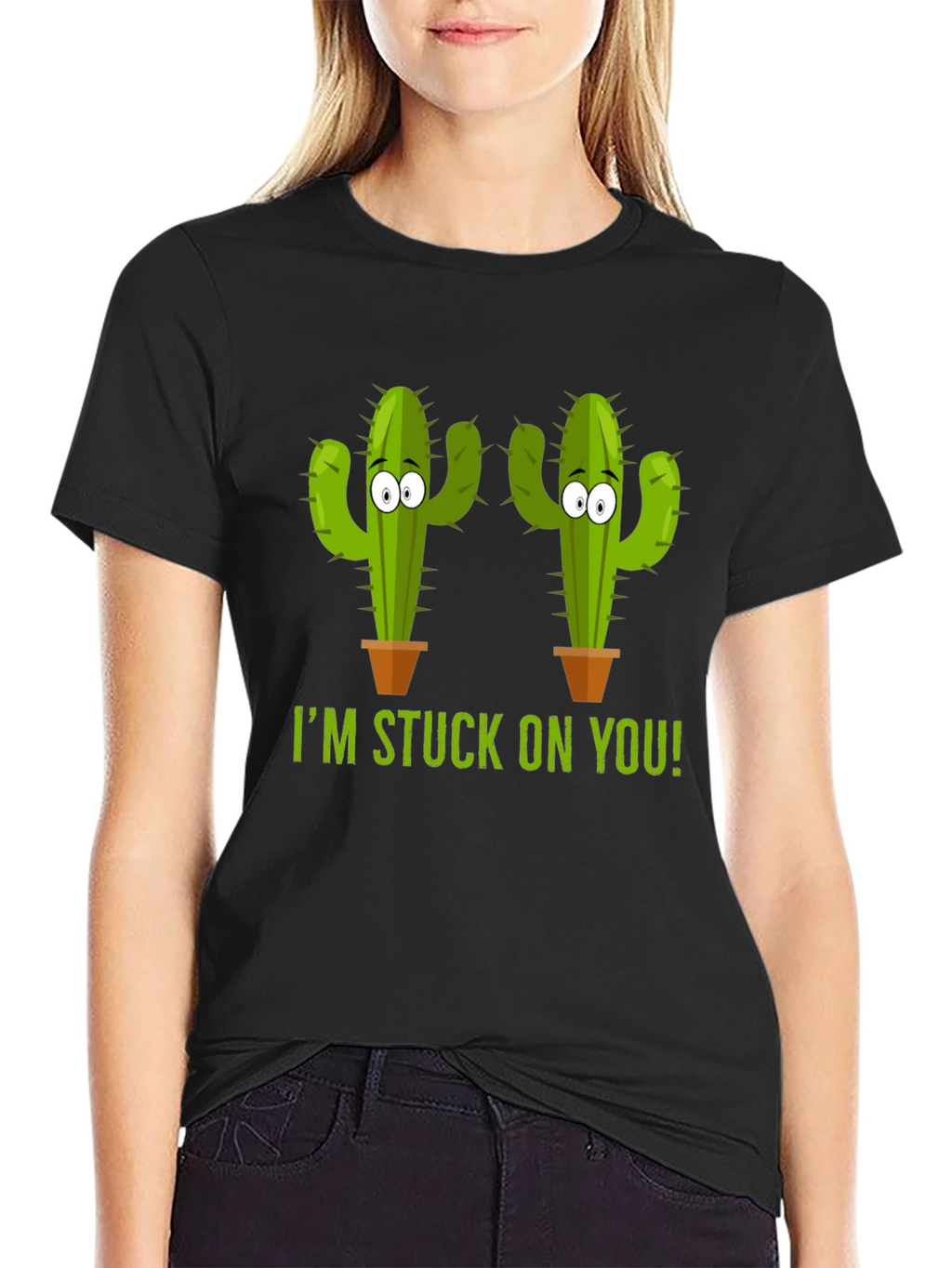 Im Stuck On You Cactus Graphic Tee