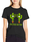 Im Stuck On You Cactus Graphic Tee