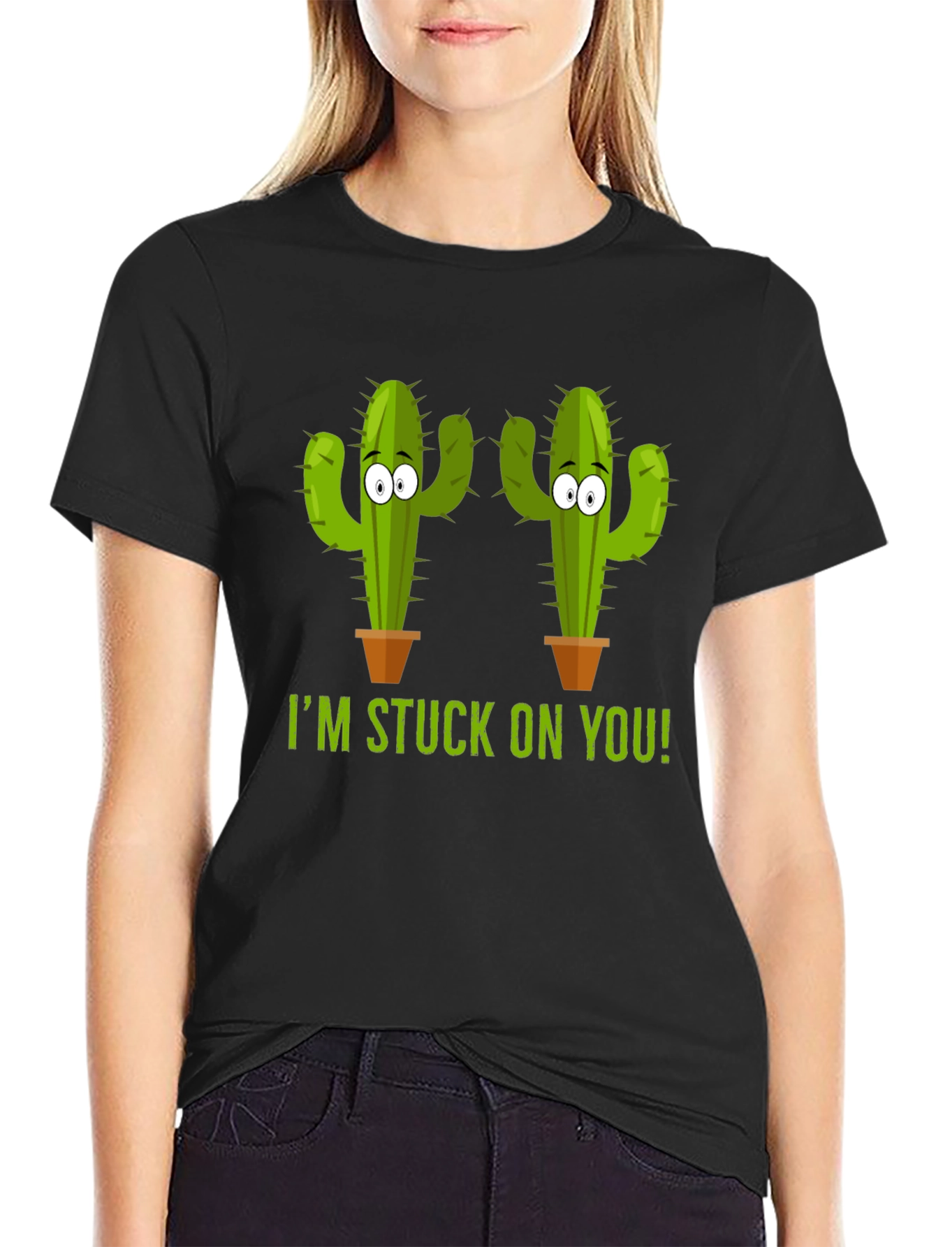 Im Stuck On You Cactus Graphic Tee