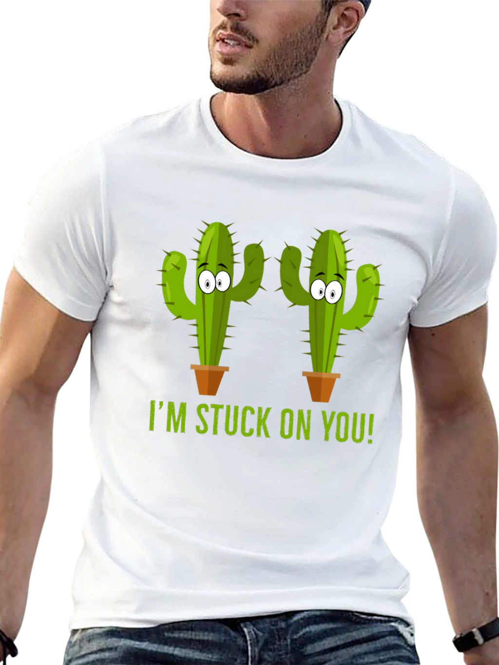 Im Stuck On You Cactus Graphic Tee