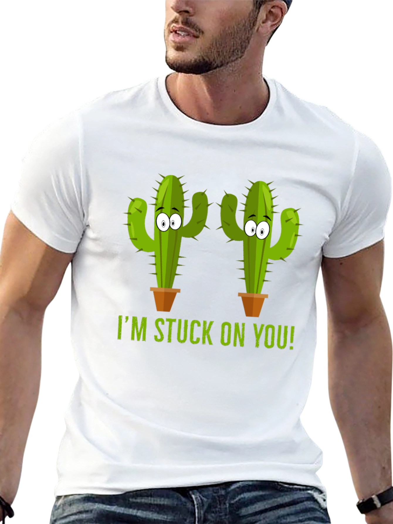 Im Stuck On You Cactus Graphic Tee