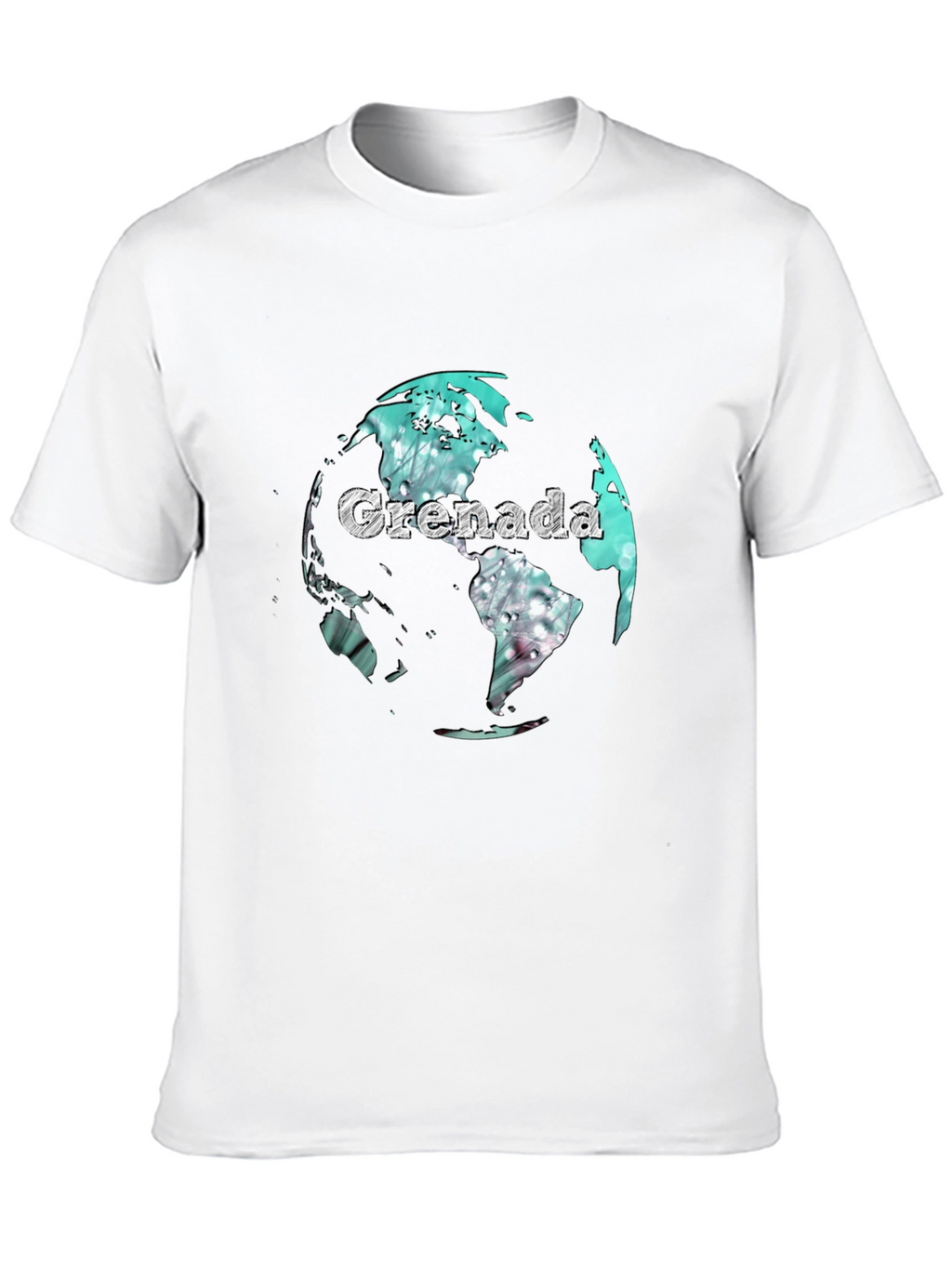 Grenada Globe Graphic Tee - Stylish Travel T-Shirt