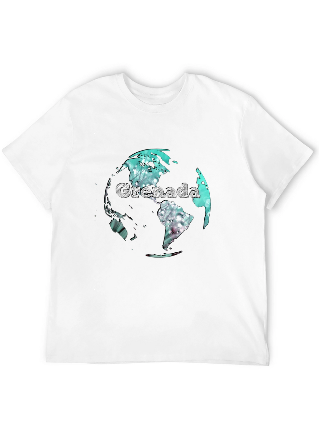 Grenada Globe Graphic Tee - Stylish Travel T-Shirt