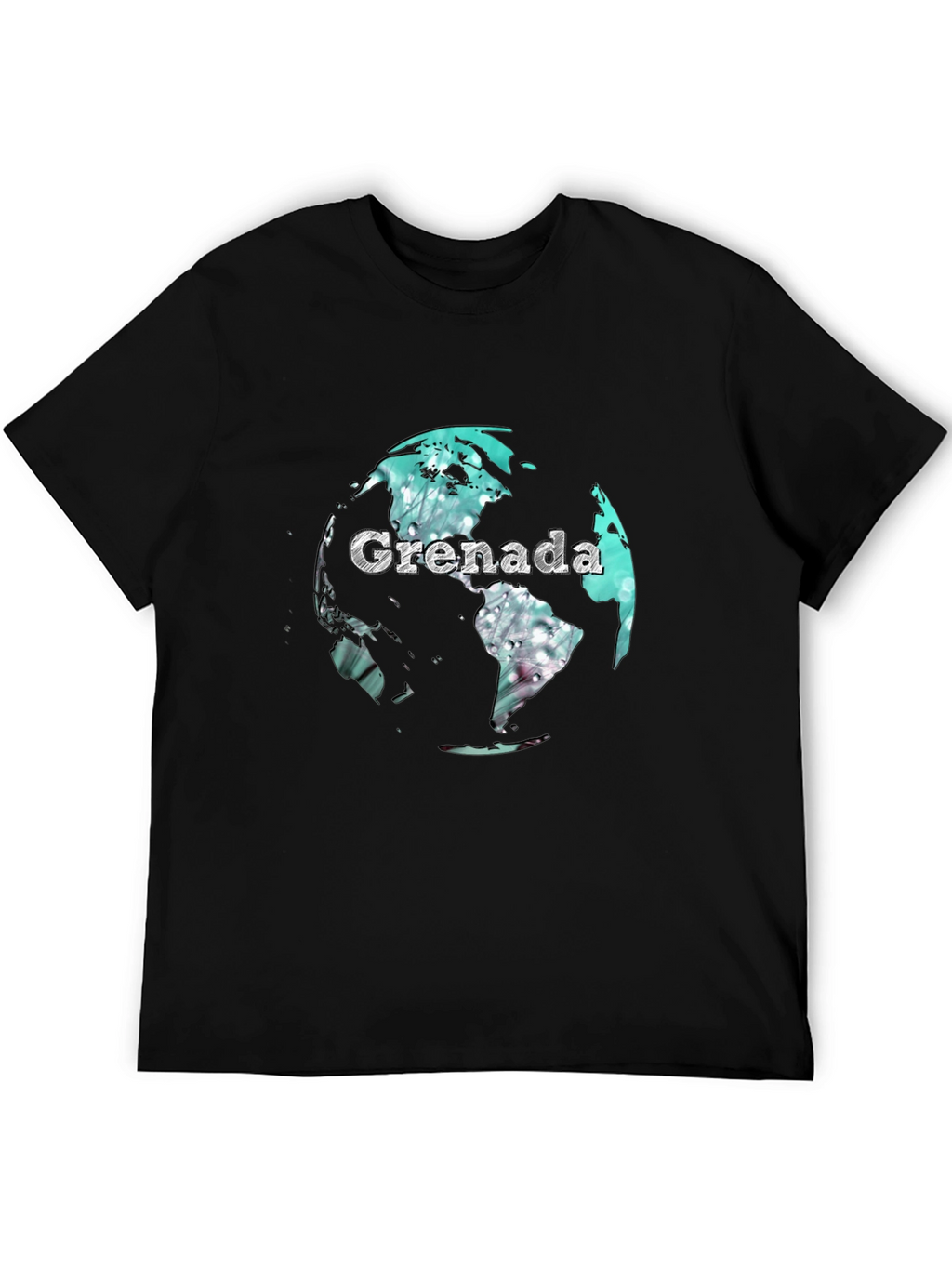 Grenada Globe Graphic Tee - Stylish Travel T-Shirt