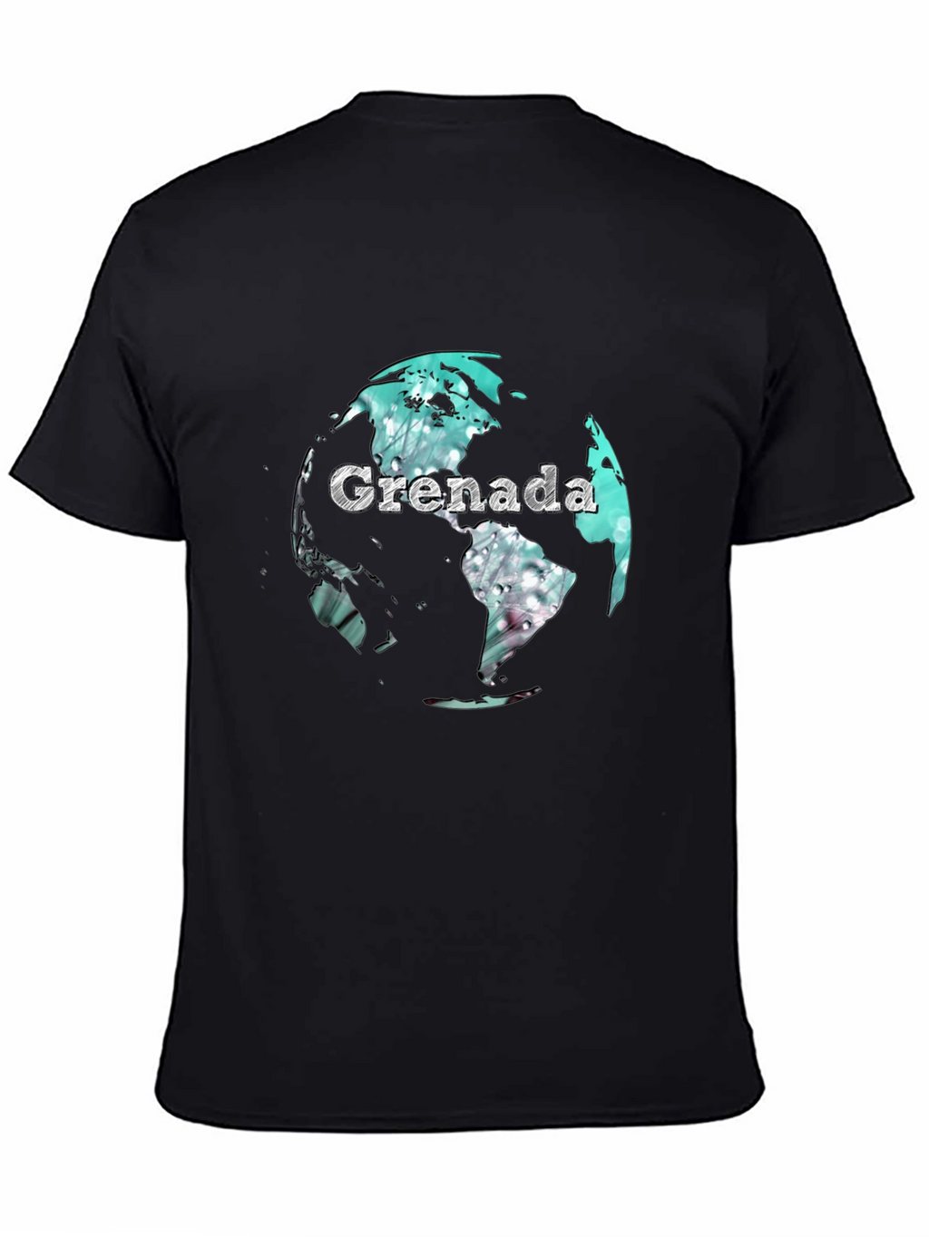 Grenada Globe Graphic Tee - Stylish Travel T-Shirt