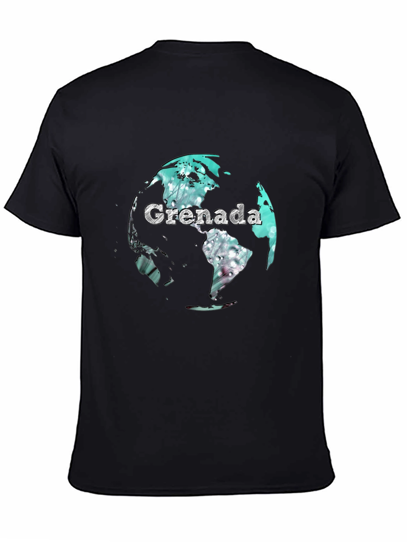 Grenada Globe Graphic Tee - Stylish Travel T-Shirt
