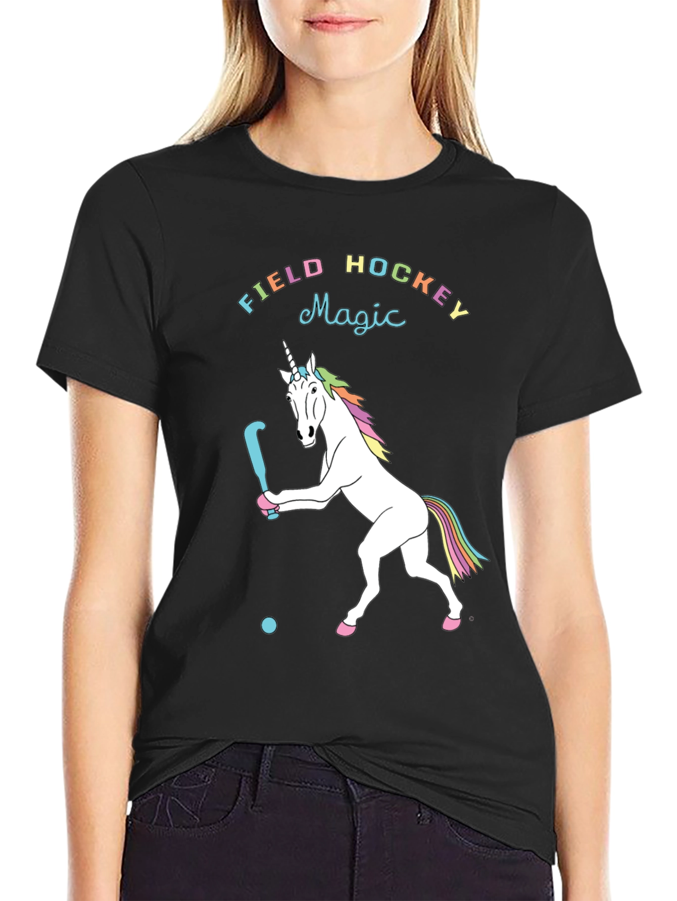 Field Hockey Unicorn Magic T-Shirt