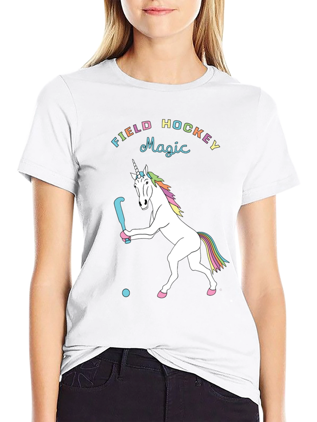 Field Hockey Unicorn Magic T-Shirt