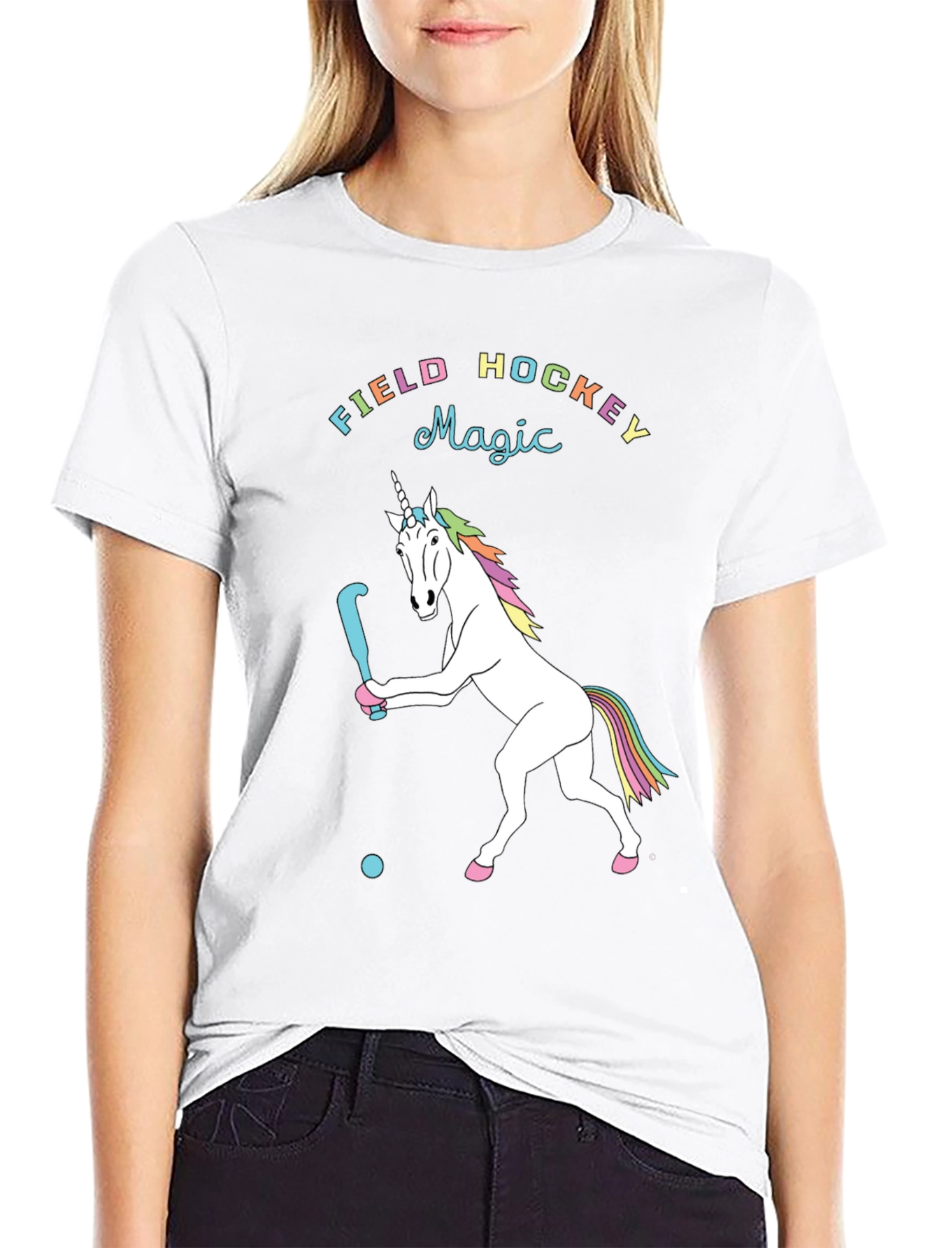Field Hockey Unicorn Magic T-Shirt