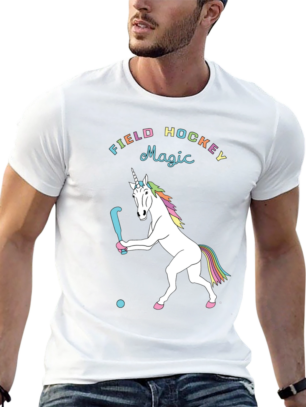 Field Hockey Unicorn Magic T-Shirt