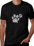 Dog & Tattoos Girl T-Shirt – Funny Dog Lover Graphic Tee