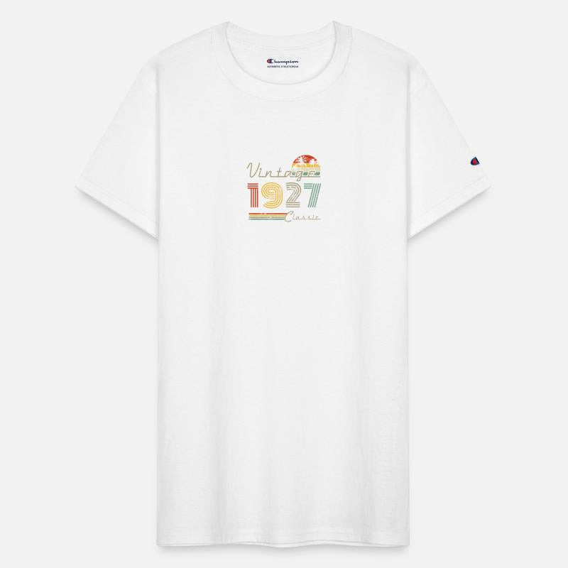 Year 1927 Vintage Slogan Born In Birthday