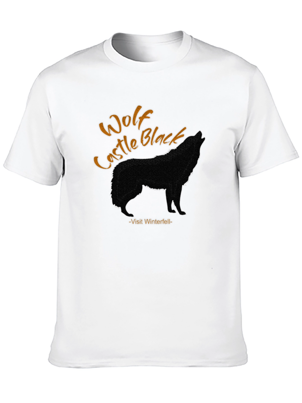 Wolf Castle Black T-Shirt - Visit Winterfell