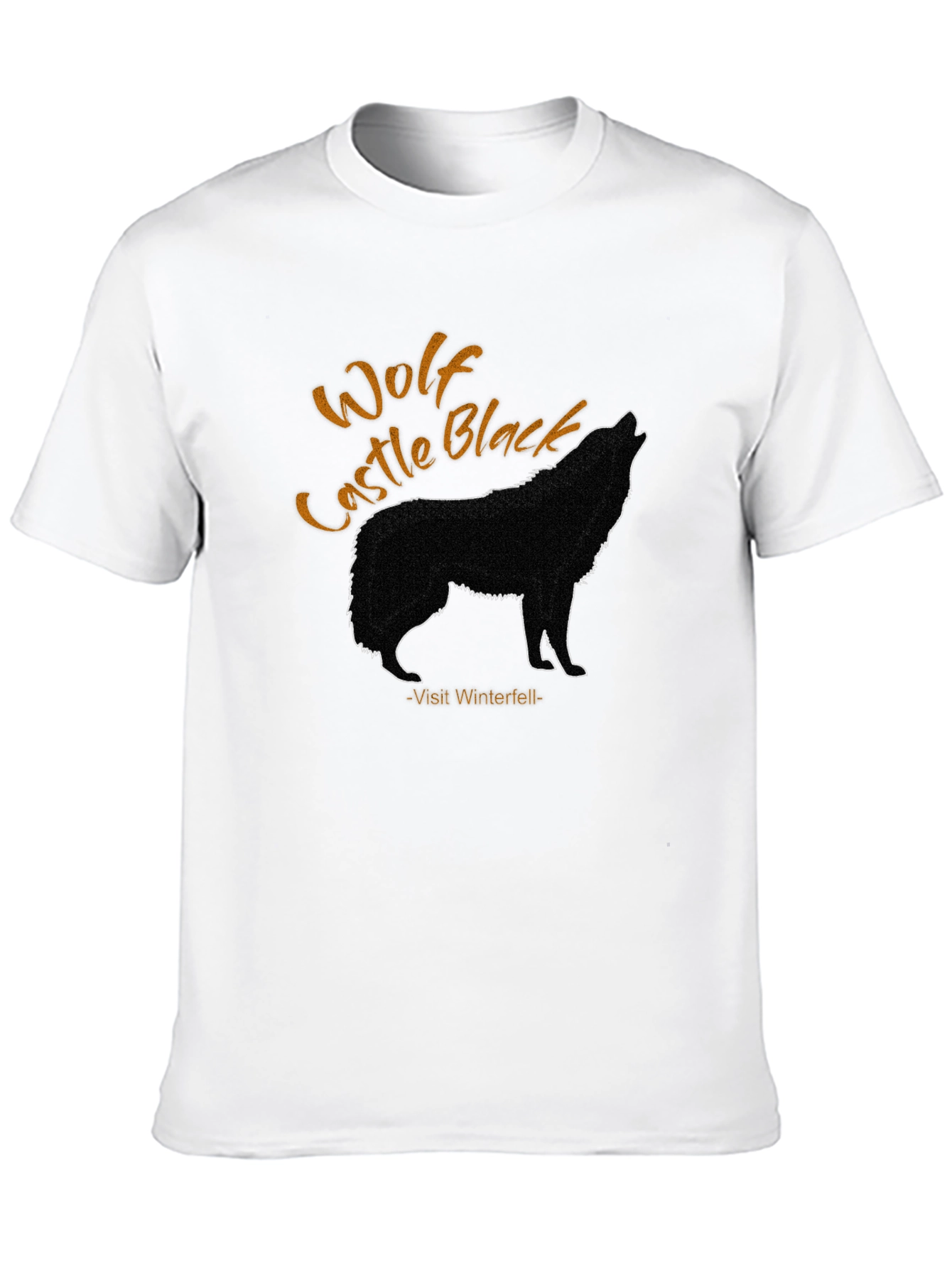 Wolf Castle Black T-Shirt - Visit Winterfell