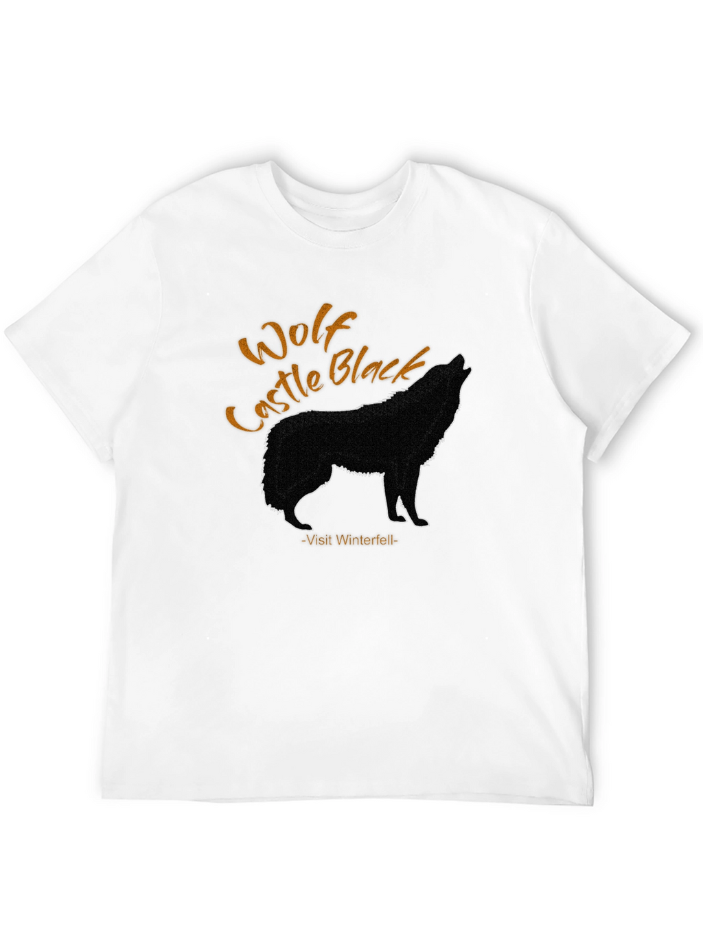 Wolf Castle Black T-Shirt - Visit Winterfell