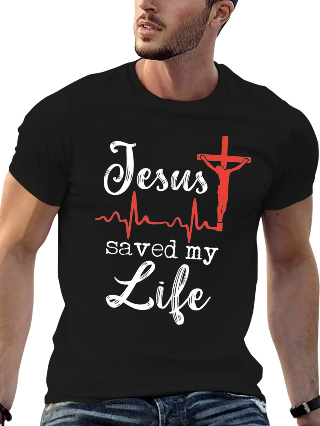 Jesus Saved My Life Graphic Tee