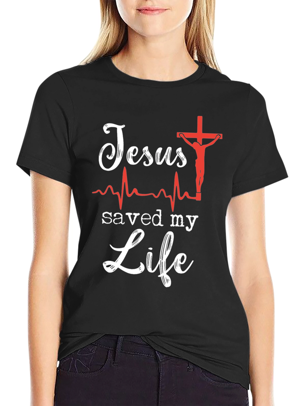 Jesus Saved My Life Graphic Tee