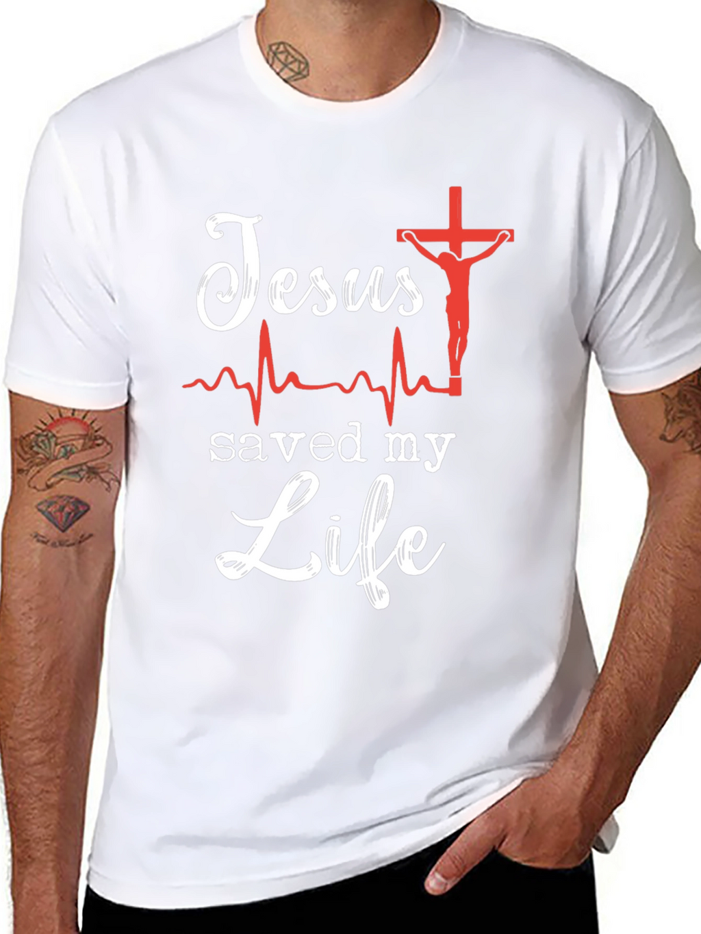 Jesus Saved My Life Graphic Tee