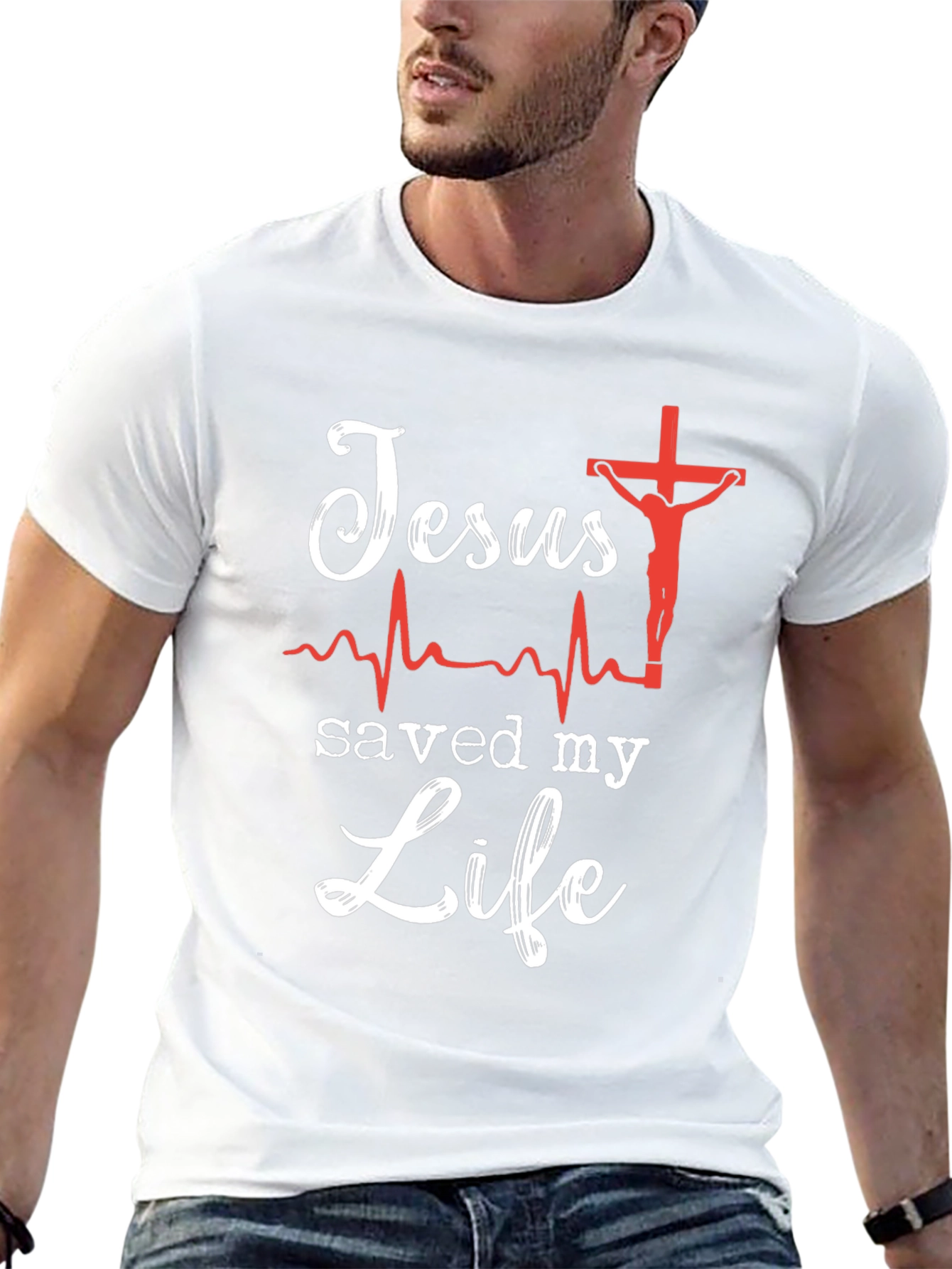 Jesus Saved My Life Graphic Tee