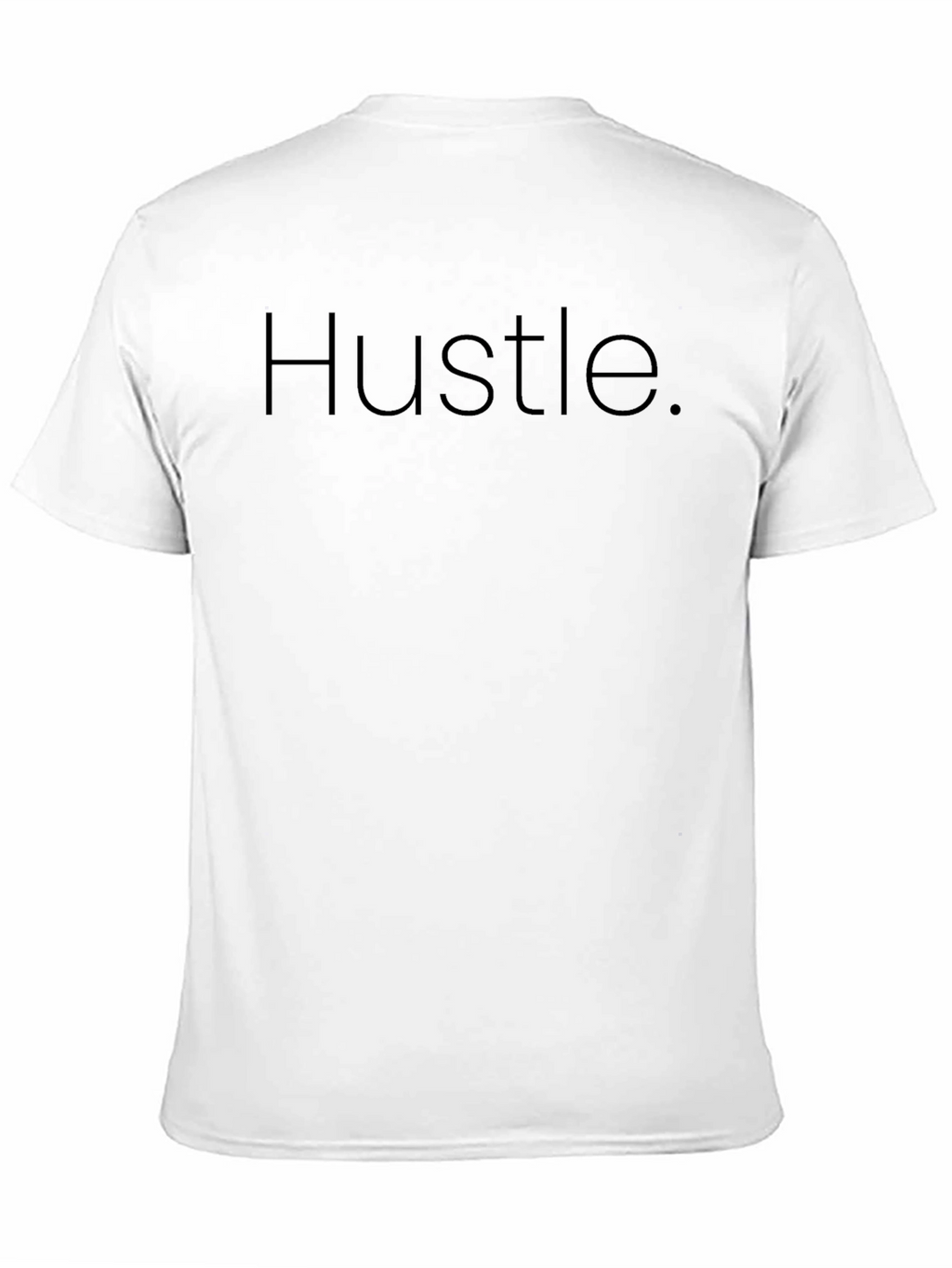 Black Hustle Graphic Tee - Motivational Shirt