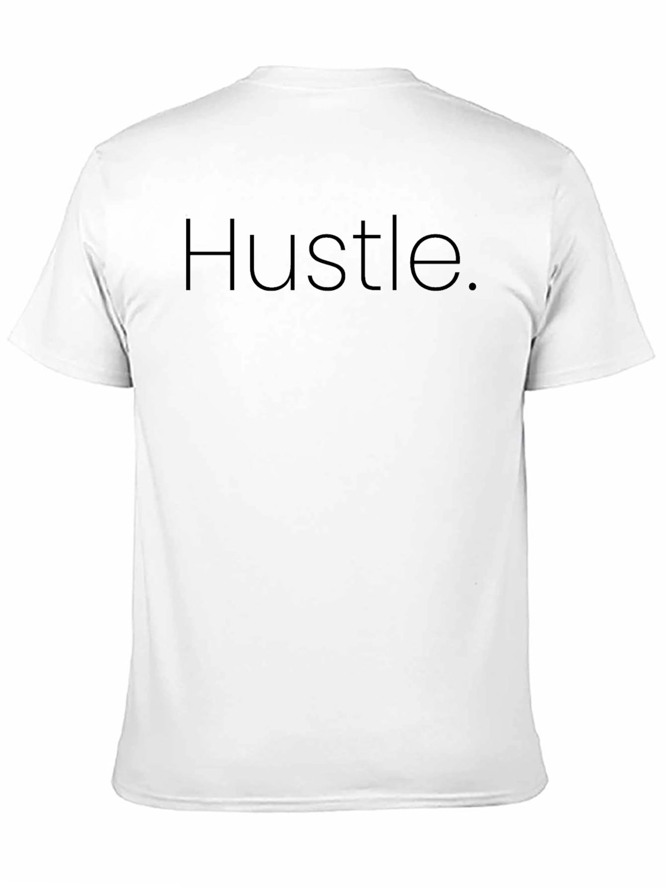 Black Hustle Graphic Tee - Motivational Shirt