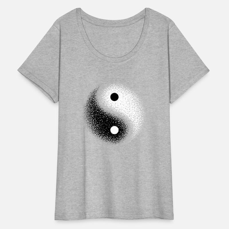 Yin yang white & black