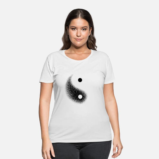 Yin yang white & black