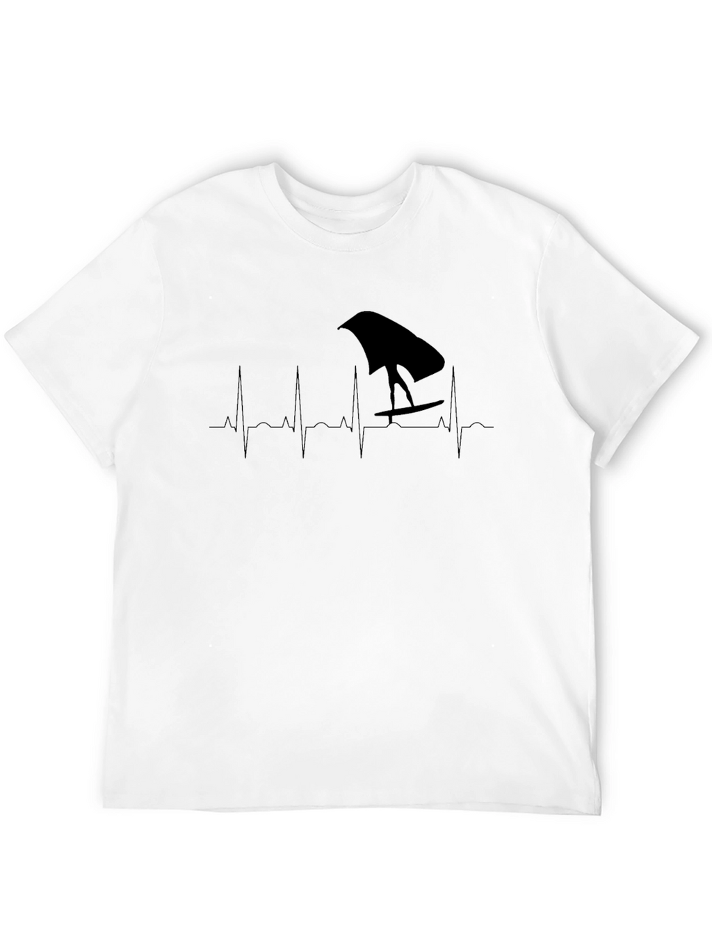 Wing Foiling Heartbeat T-Shirt - Passion on Display