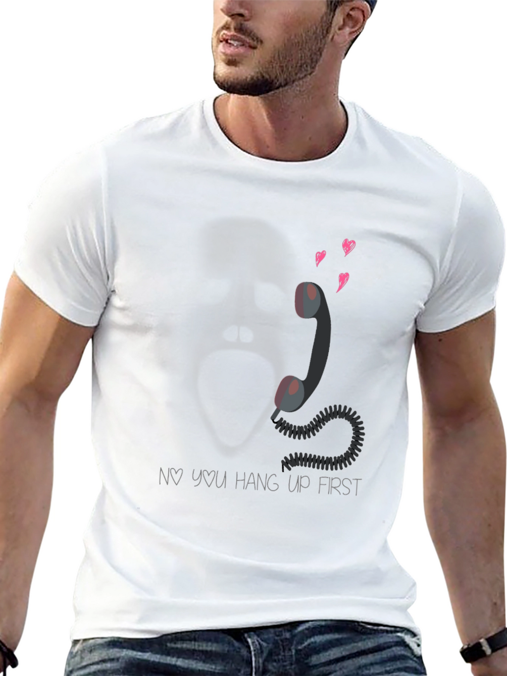 Scream Movie Phone T-Shirt - Ghostface Valentines Day Gift