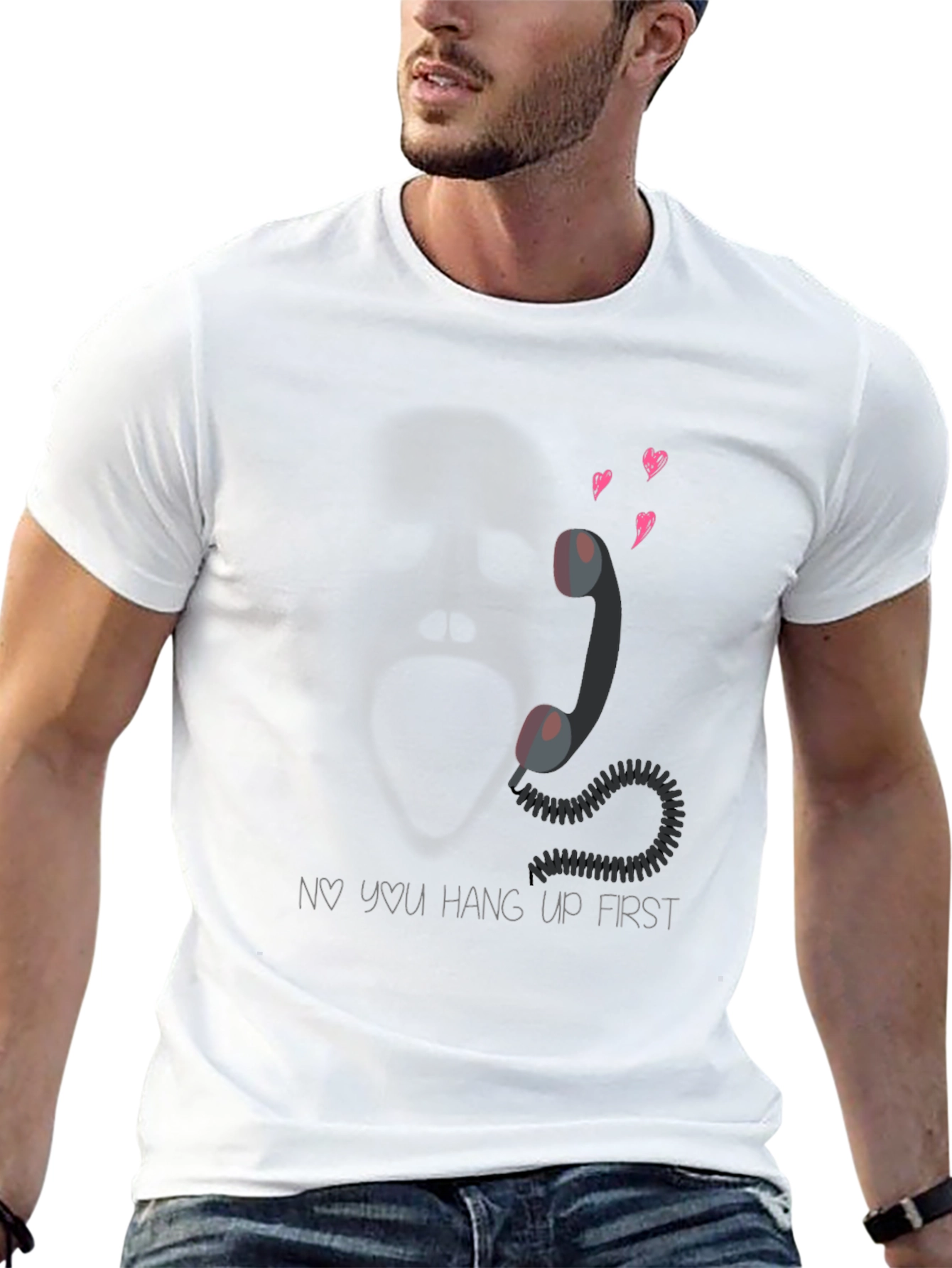 Scream Movie Phone T-Shirt - Ghostface Valentines Day Gift
