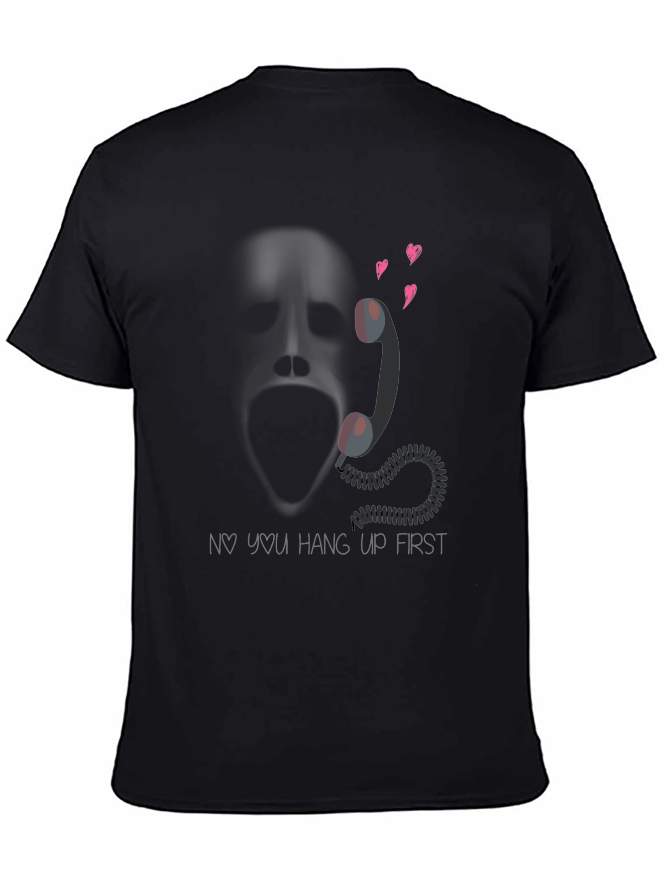 Scream Movie Phone T-Shirt - Ghostface Valentines Day Gift