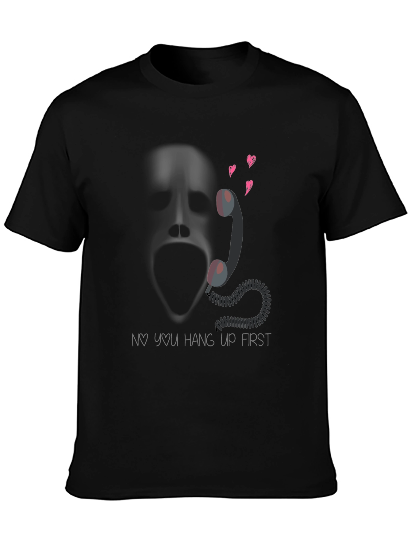 Scream Movie Phone T-Shirt - Ghostface Valentines Day Gift