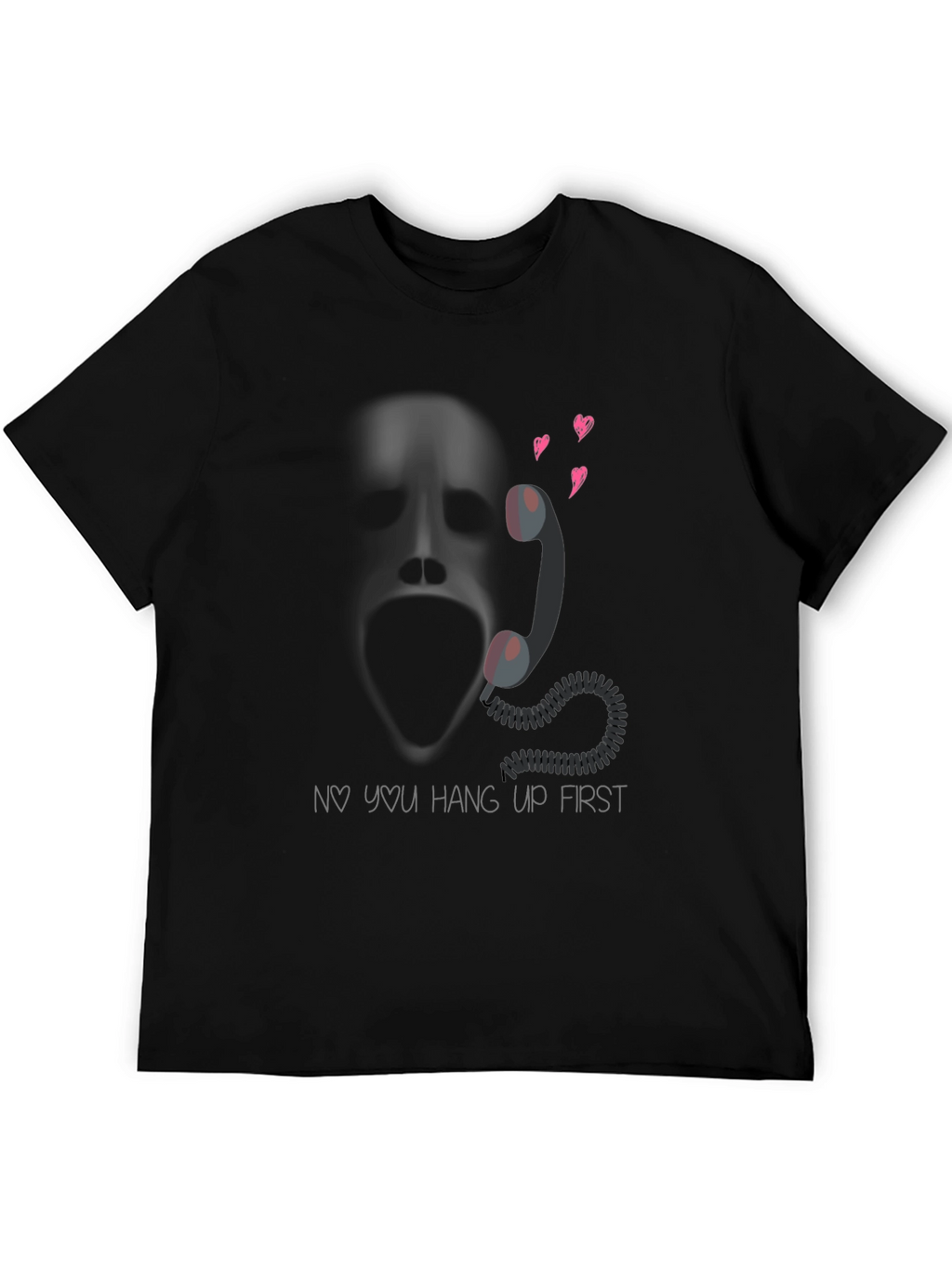 Scream Movie Phone T-Shirt - Ghostface Valentines Day Gift